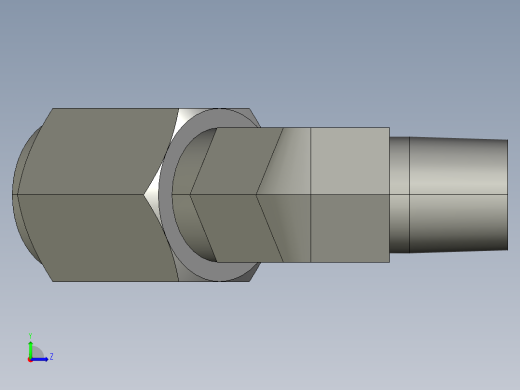 卡套式工业通用硬管接头4_vbu-s左视缩略图