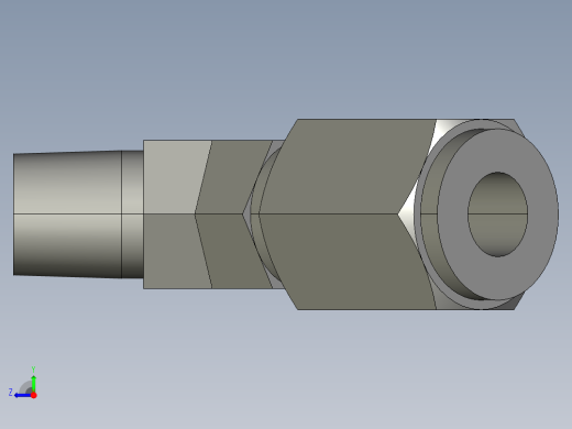 卡套式工业通用硬管接头4_vbu-s右视缩略图