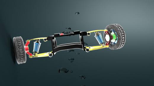 CATIA设计的双横臂悬架缩略图