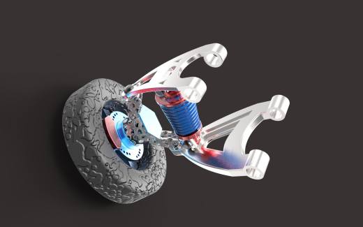 CATIA设计的双横臂悬架缩略图