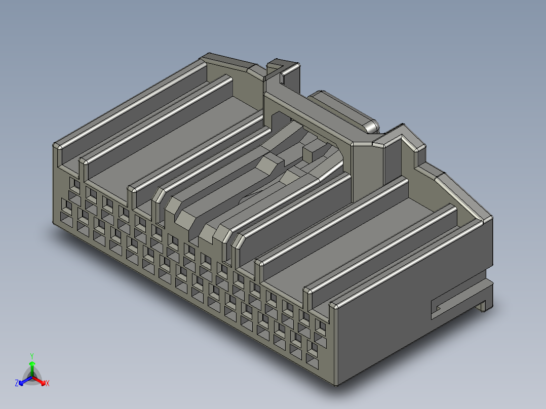 连接器AAUS01AS0-032K0116正等轴测图