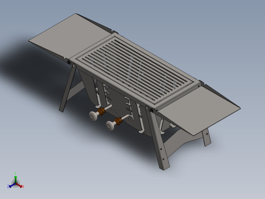 可折叠烤架 2024正等轴测缩略图