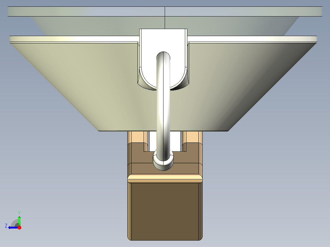 玻璃瓷砖吸盘可重复使用挂钩右视图