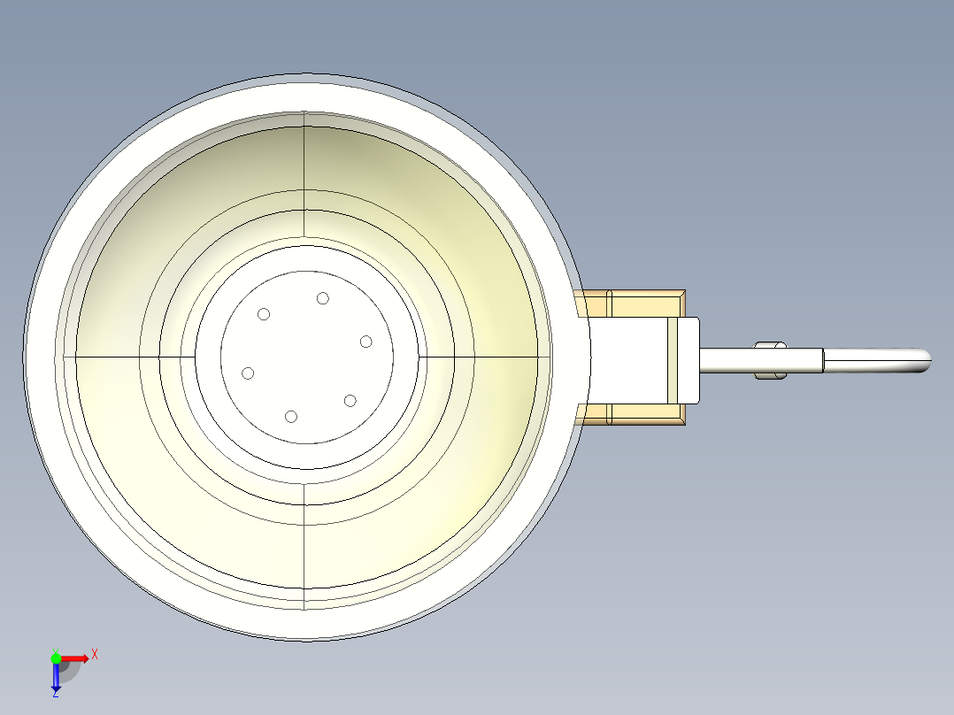 玻璃瓷砖吸盘可重复使用挂钩俯视图