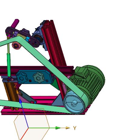 旋转式砂带磨床机构