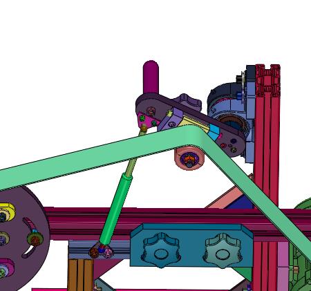 旋转式砂带磨床机构