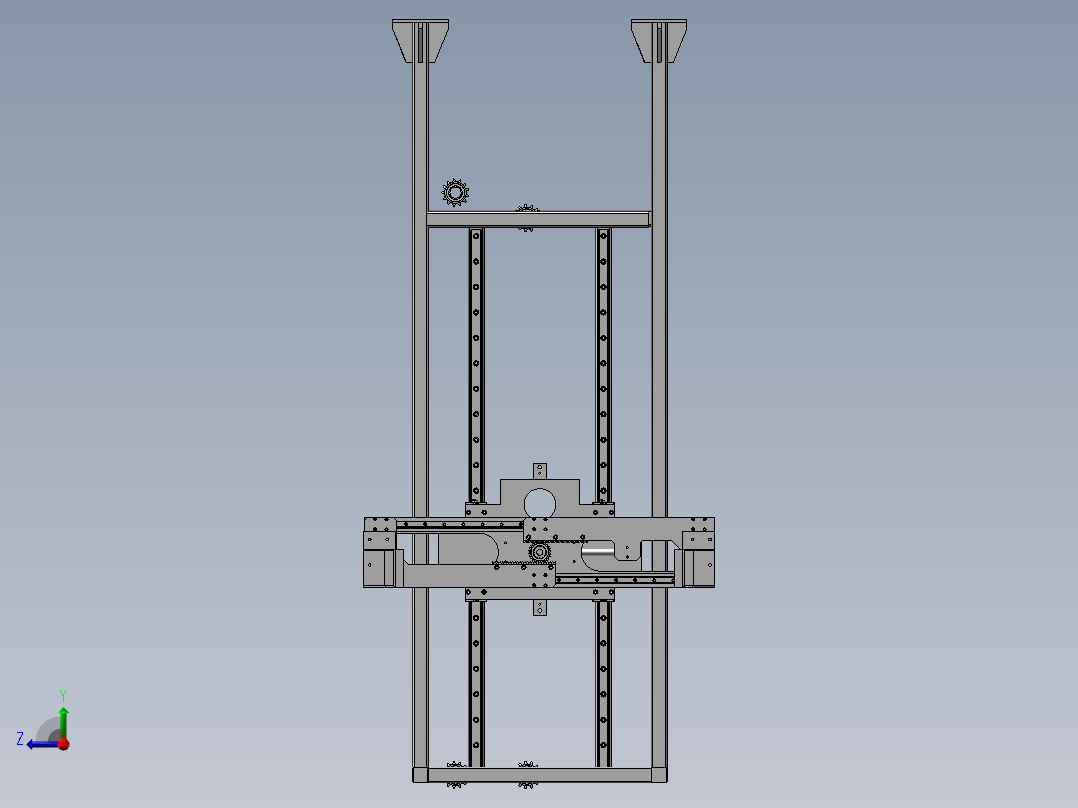 夹抱翻转移载机右视图