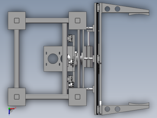 夹抱翻转移载机俯视缩略图