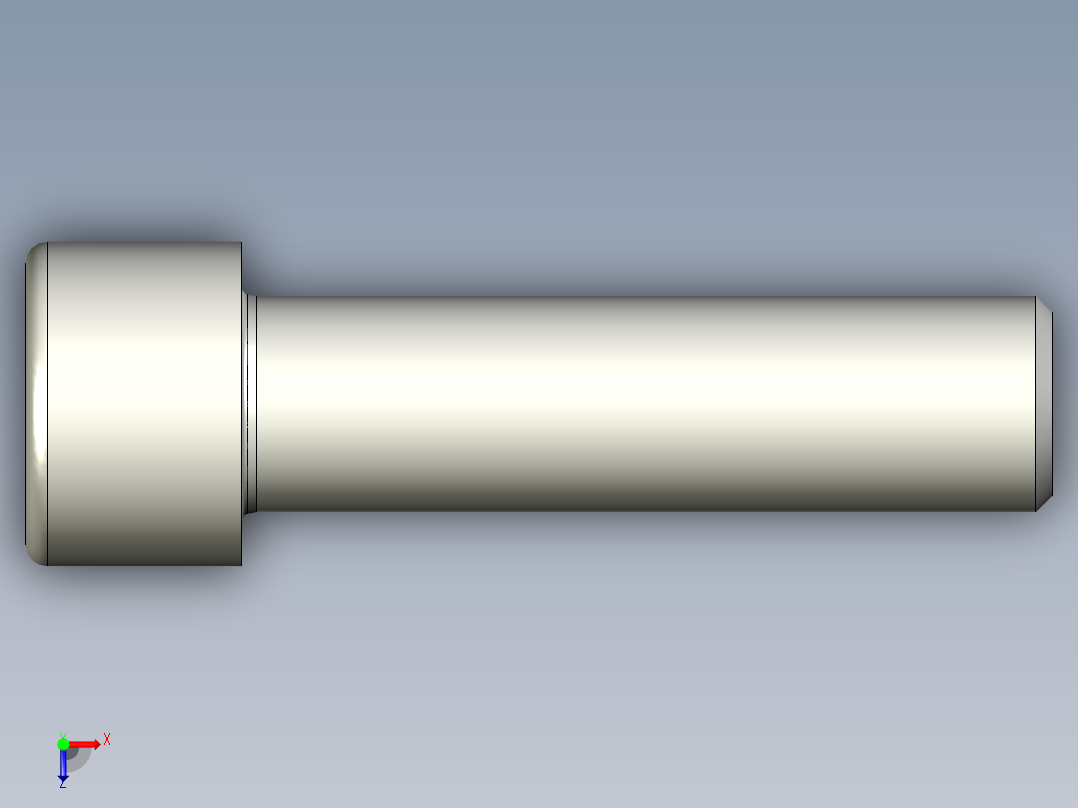 螺钉-DIN_912-M24x90.stp俯视图