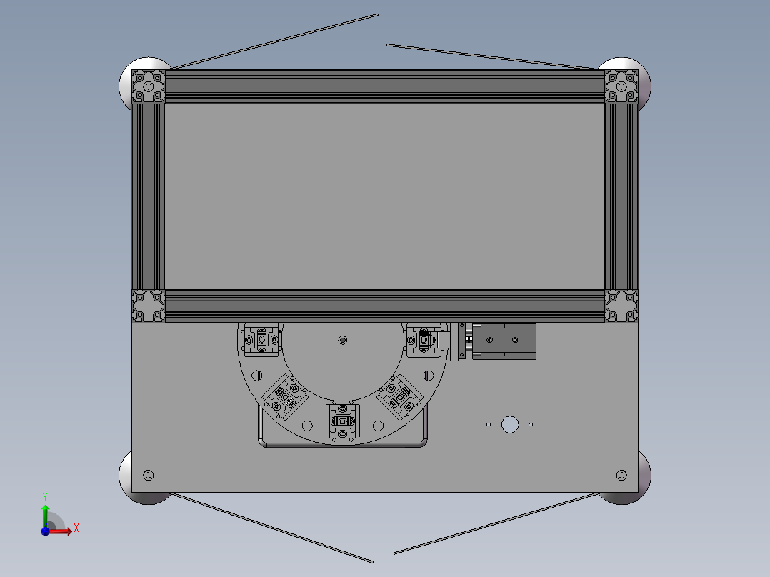 hone USB 外壳自动打孔机前视图