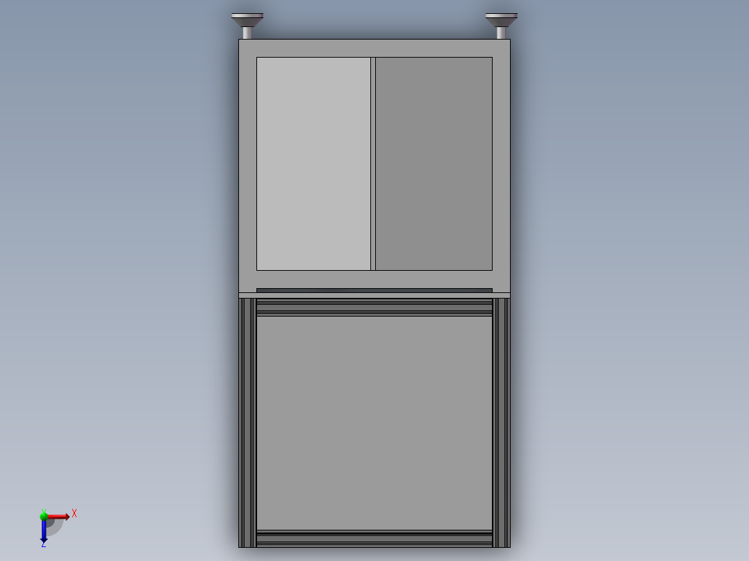 hone USB 外壳自动打孔机俯视图