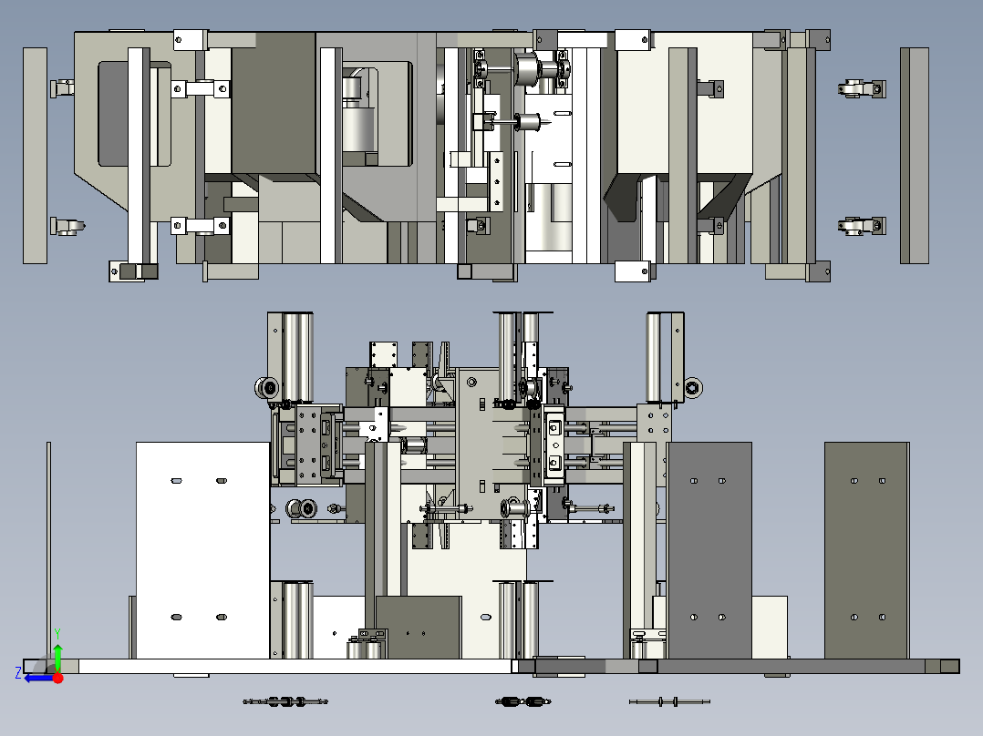 线圈生产打蜡机右视图