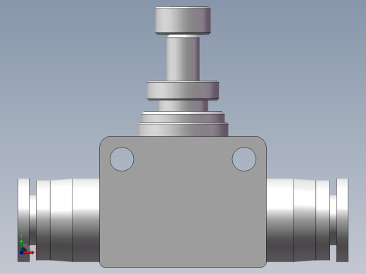 管道型节流阀PSA8（8厘）前视缩略图
