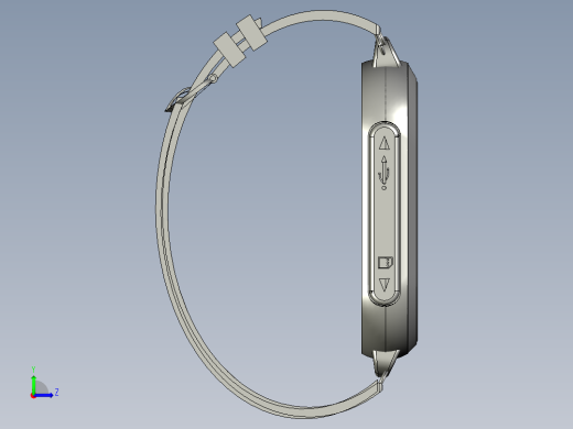 时尚手表仅外形左视缩略图