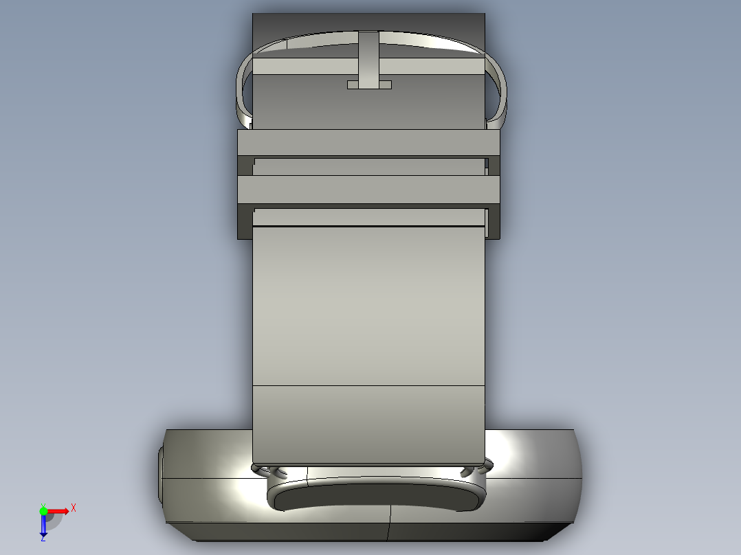 时尚手表仅外形俯视图