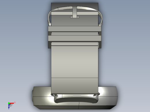 时尚手表仅外形俯视缩略图