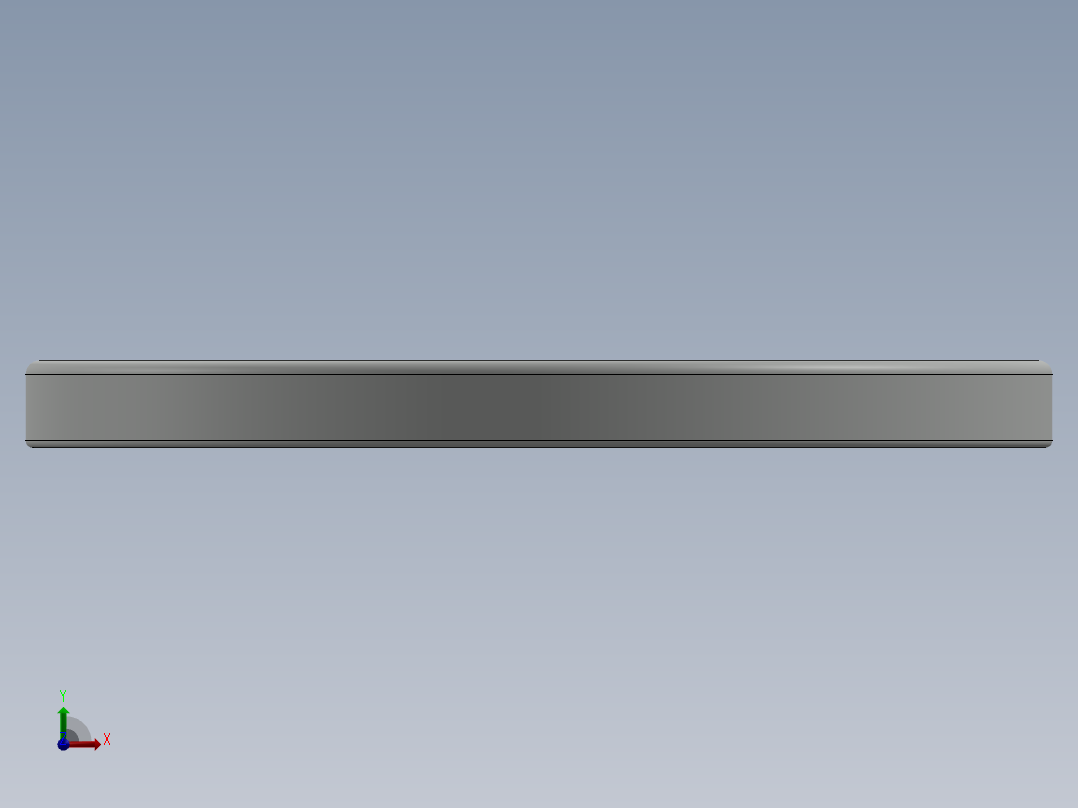 紧固件-0.2500 Flat Washer前视图