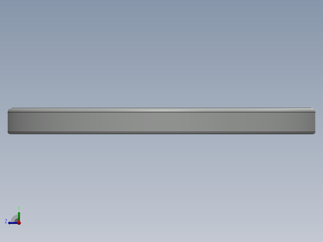 紧固件-0.2500 Flat Washer右视图