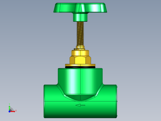 管件接头、螺纹接头、三通(80)前视缩略图