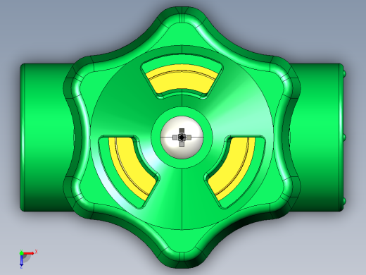 管件接头、螺纹接头、三通(80)俯视缩略图