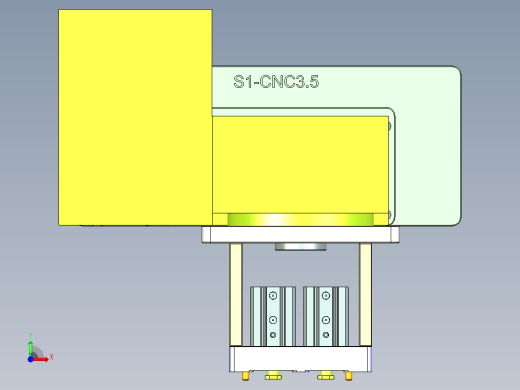 S1-CNC3.5笔记本CNC工装夹具三维模型-0313前视缩略图