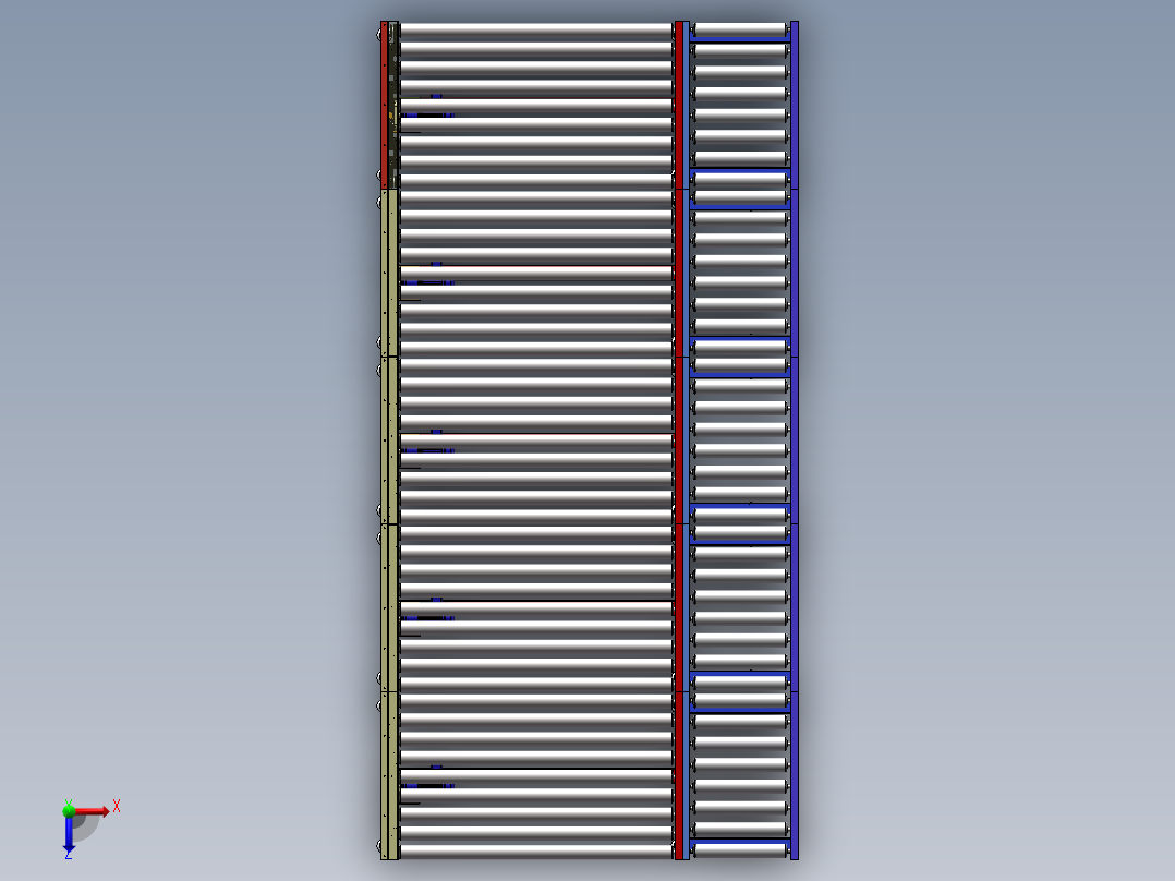 木板传送带sw18可编辑俯视图