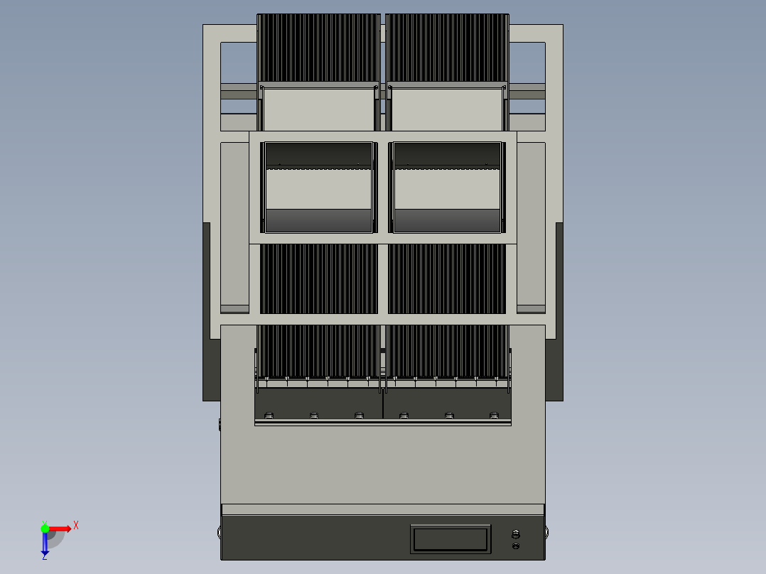 大米检测设备step俯视图