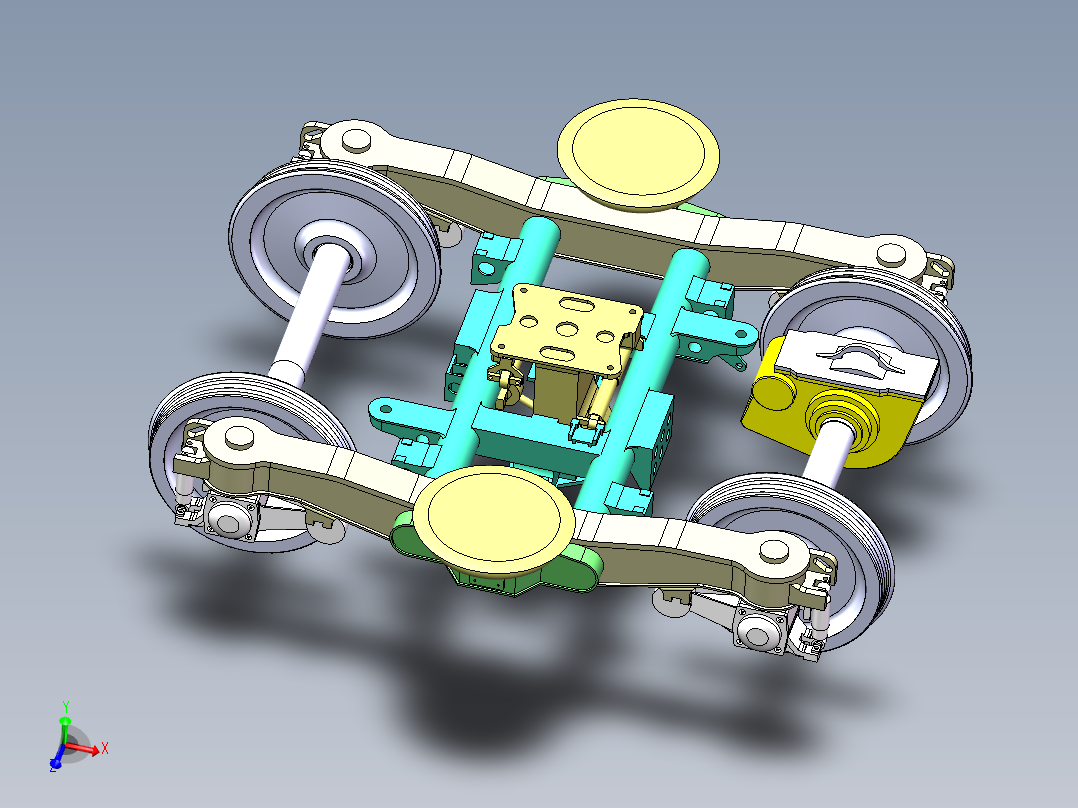 CRH380动车转向架