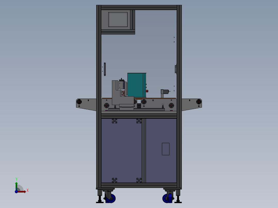 电路板二维码印刷机 sw16前视图