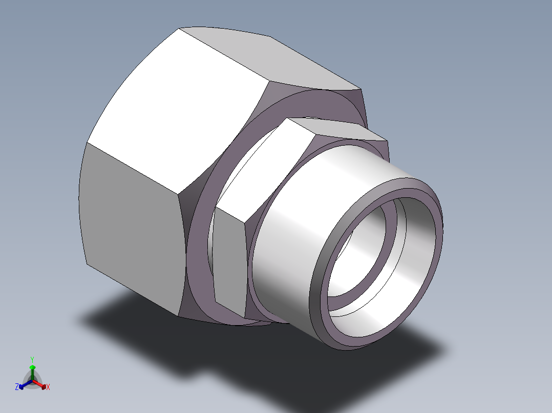 直通变径接头、2C-30-36主视图