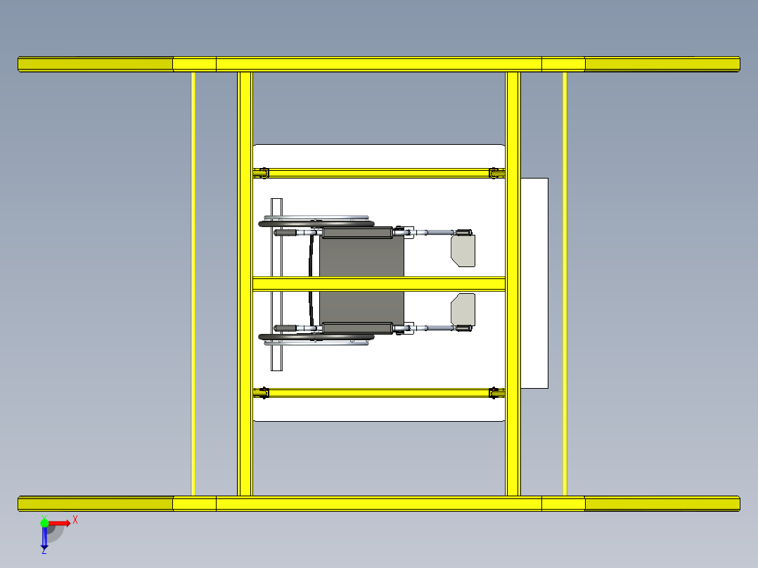 B3003354-轮椅秋千俯视图