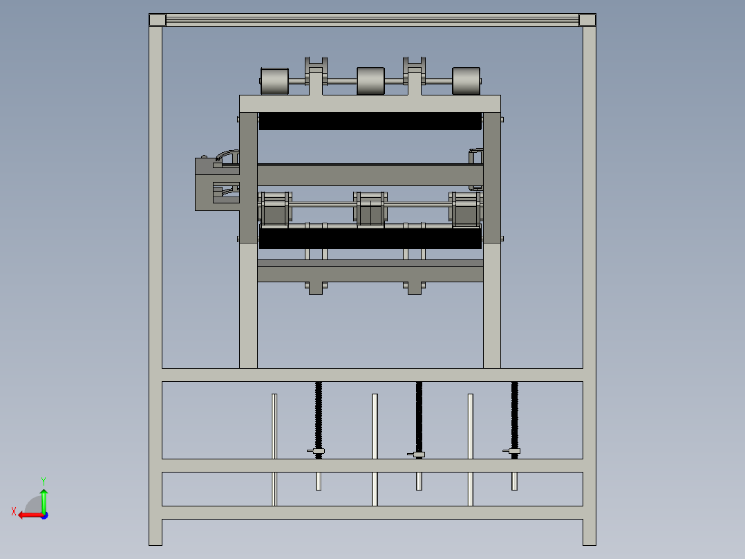 B3003495-羊驼纤维立式纺车后视图