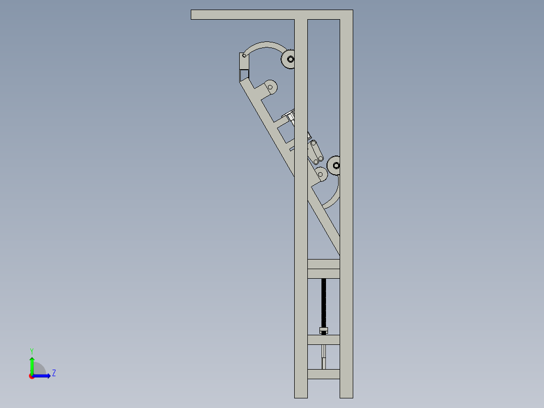 B3003495-羊驼纤维立式纺车左视图