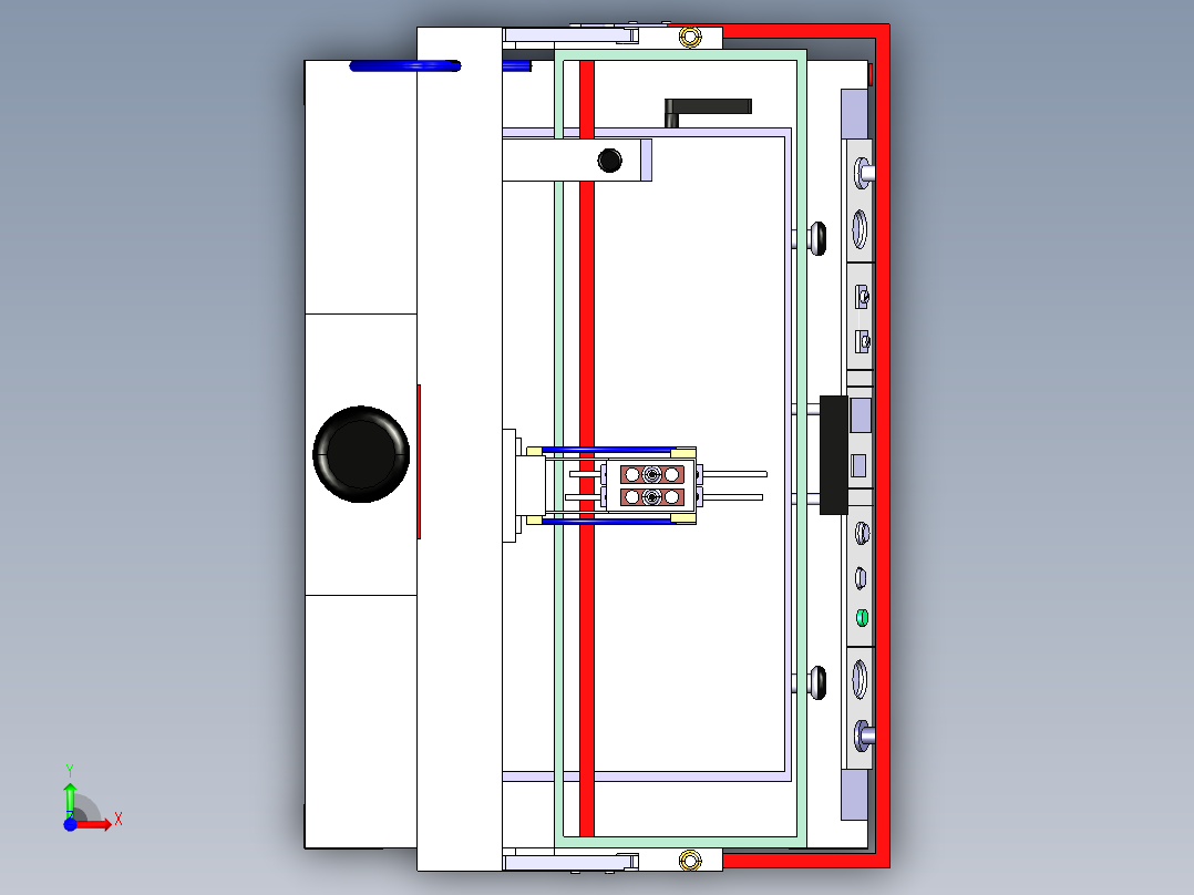 B2004463-1000BE 半自动丝网印刷机前视图