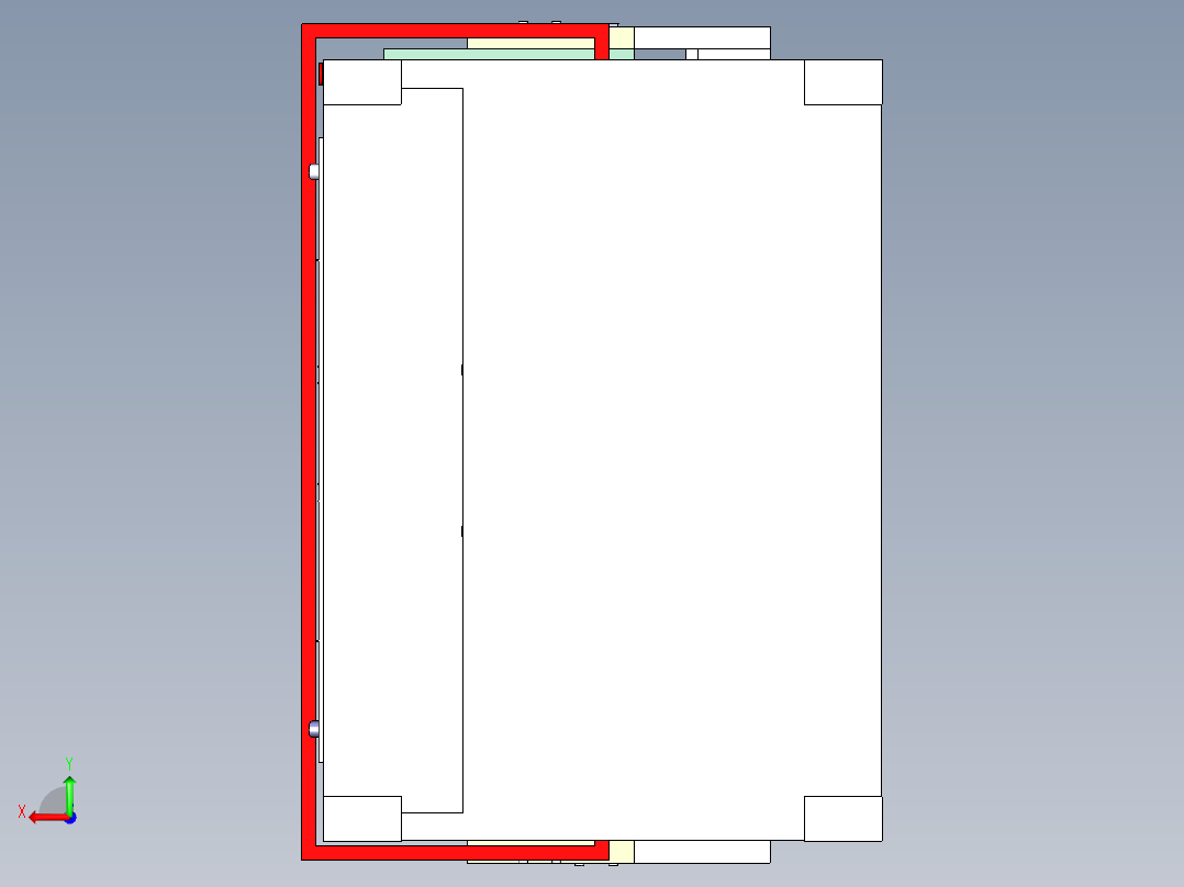 B2004463-1000BE 半自动丝网印刷机后视图