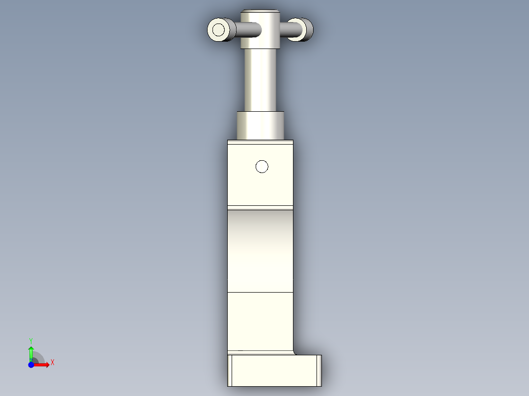 管虎钳机构前视图