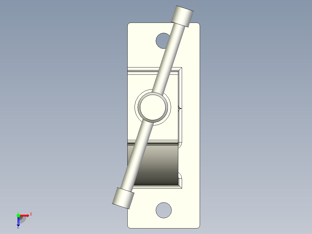 管虎钳机构俯视图