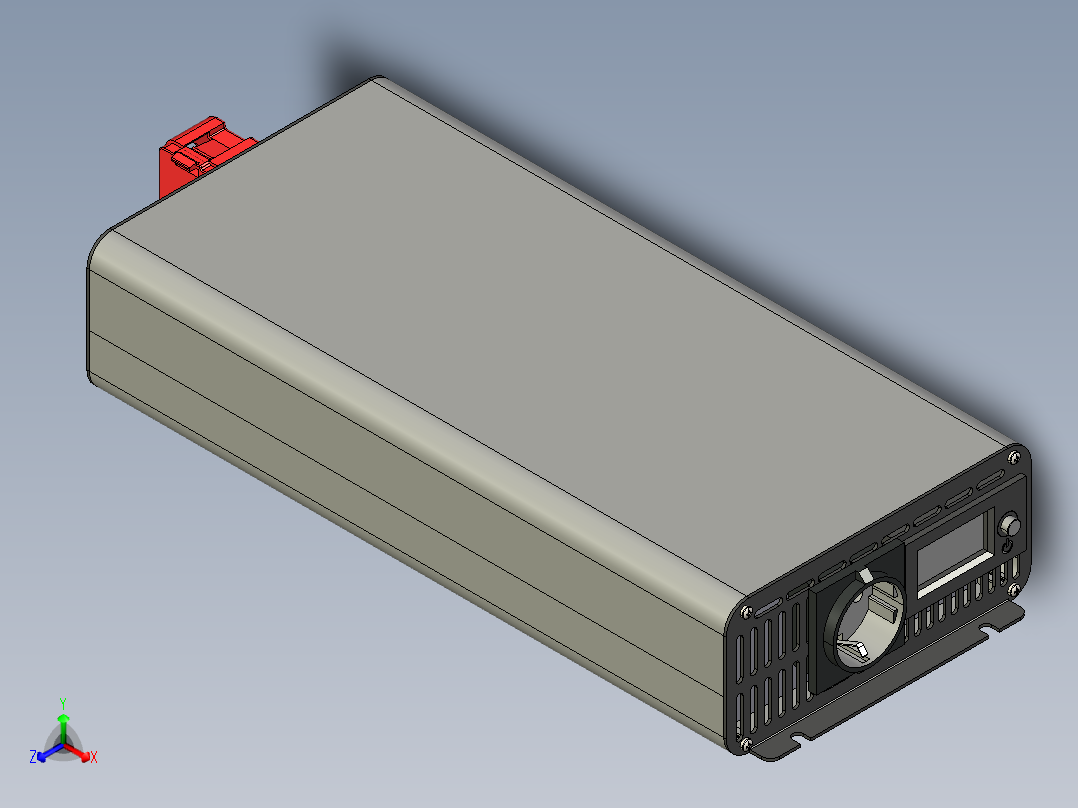 逆变器WeMax 12-220v 2000w正等轴测图