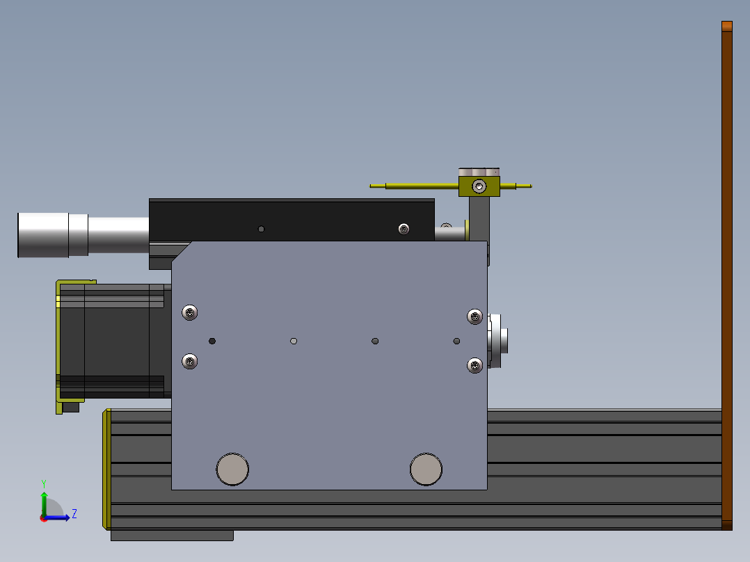 点焊机设计左视图