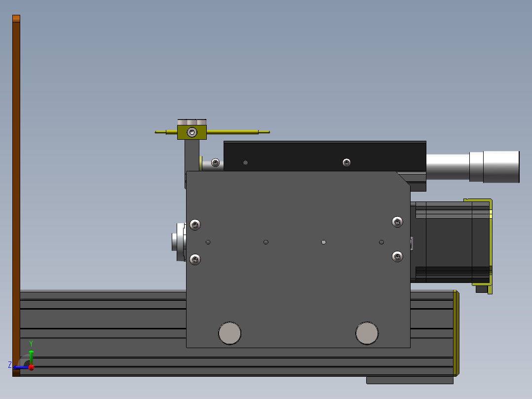 点焊机设计右视图