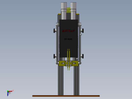 点焊机设计俯视缩略图