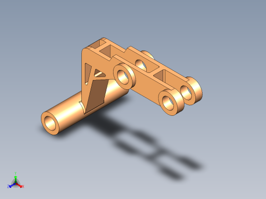 连杆正等轴测缩略图