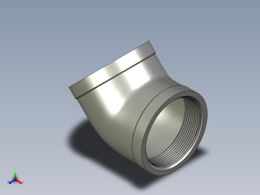螺纹管弯头-45°等径  DN65