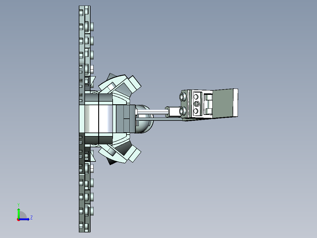 乐高航天飞机 31134左视图