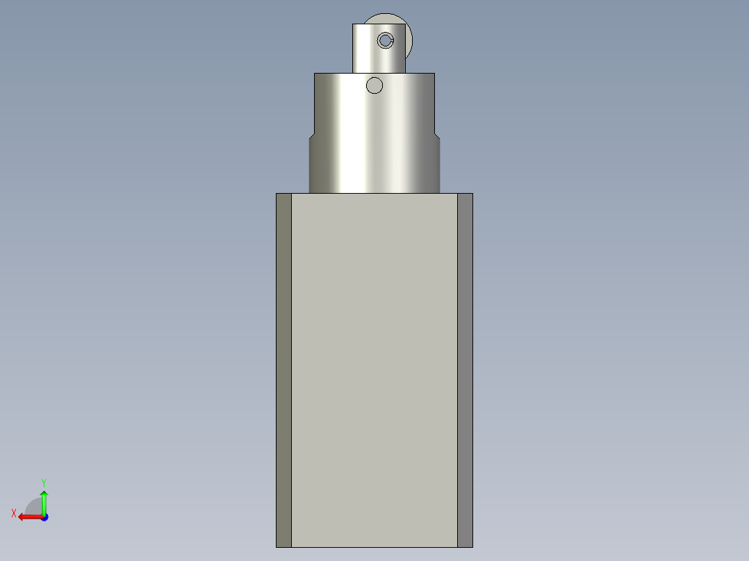 TWQ20x20SR-CS1-GX-2亚德客-阻挡气缸后视图