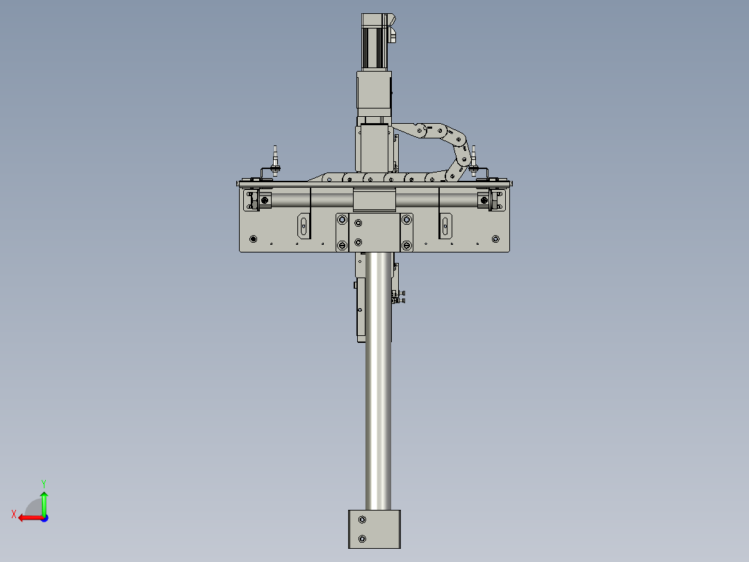 AB转盘机械手后视图
