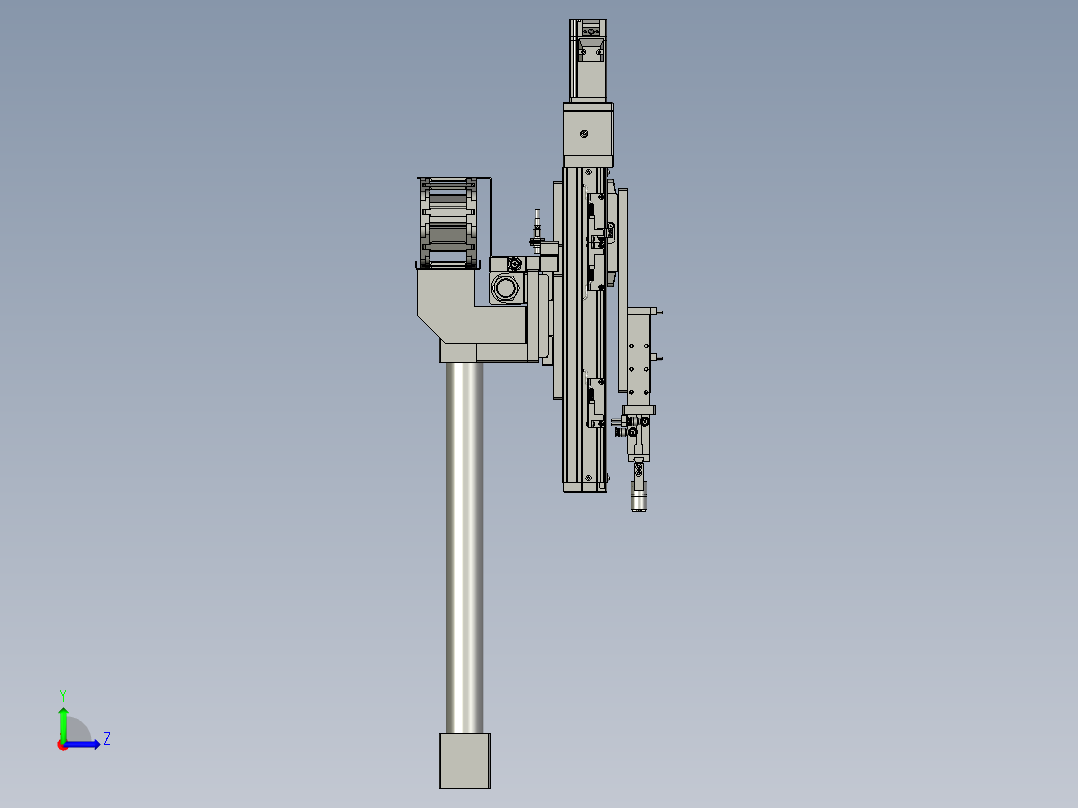 AB转盘机械手左视图