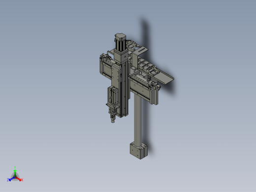 AB转盘机械手正等轴测缩略图