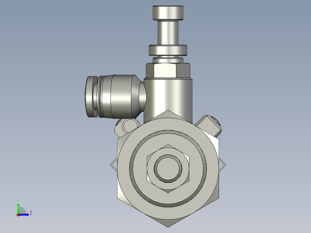 气缸MI20x125SU(0)+(CS1-M-2)左视图