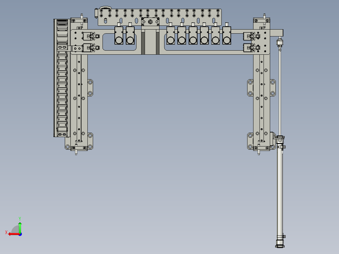 XMGSJSL-A4-001送料组件后视图